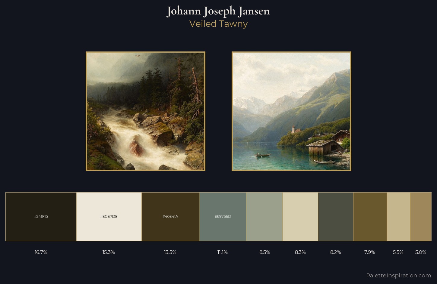 Johann Joseph Jansen Palette 2 — Veiled Tawny