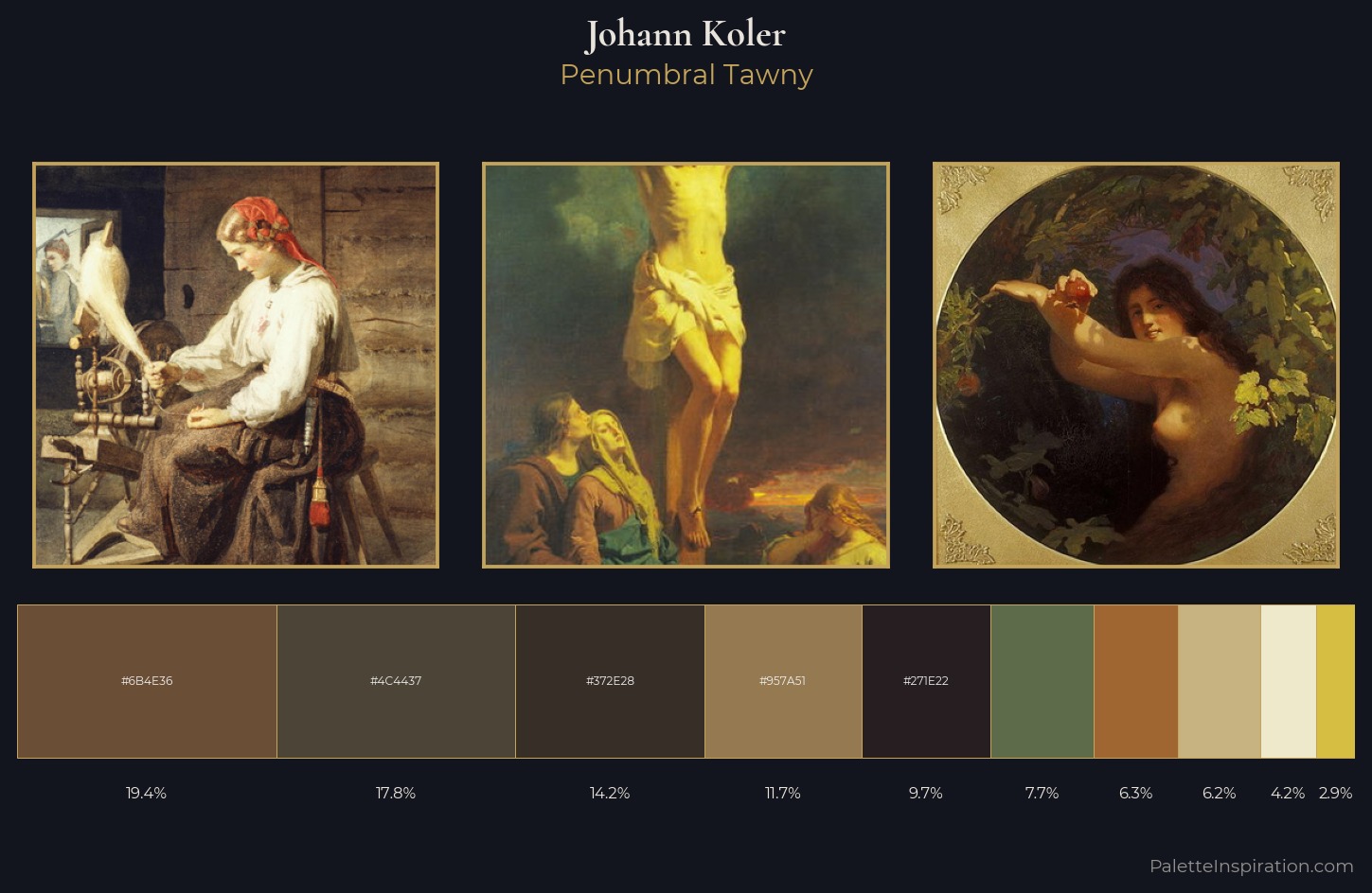 Johann Koler Palette 1 — Penumbral Tawny
