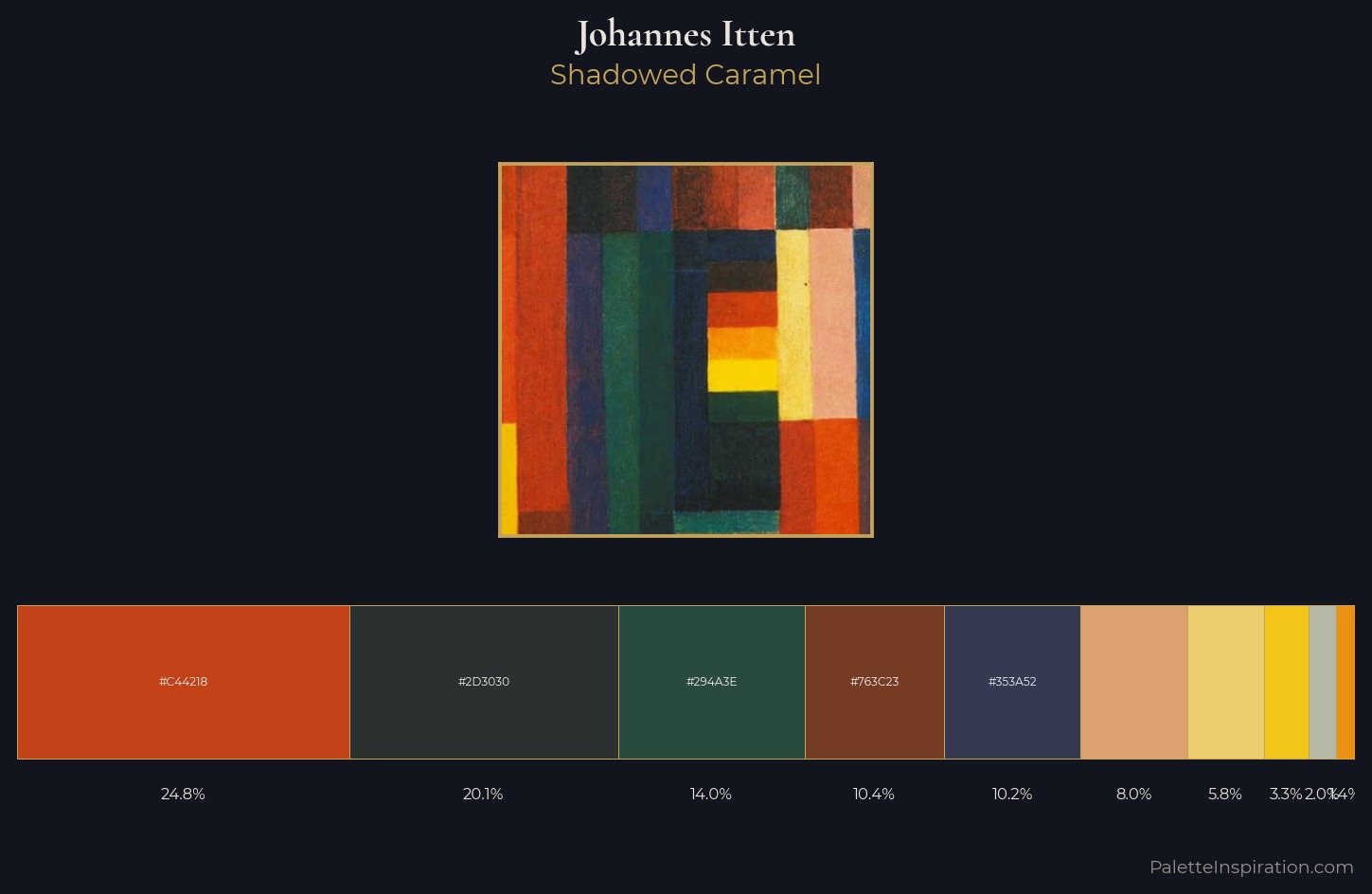 Johannes Itten Palette 2 — Shadowed Caramel