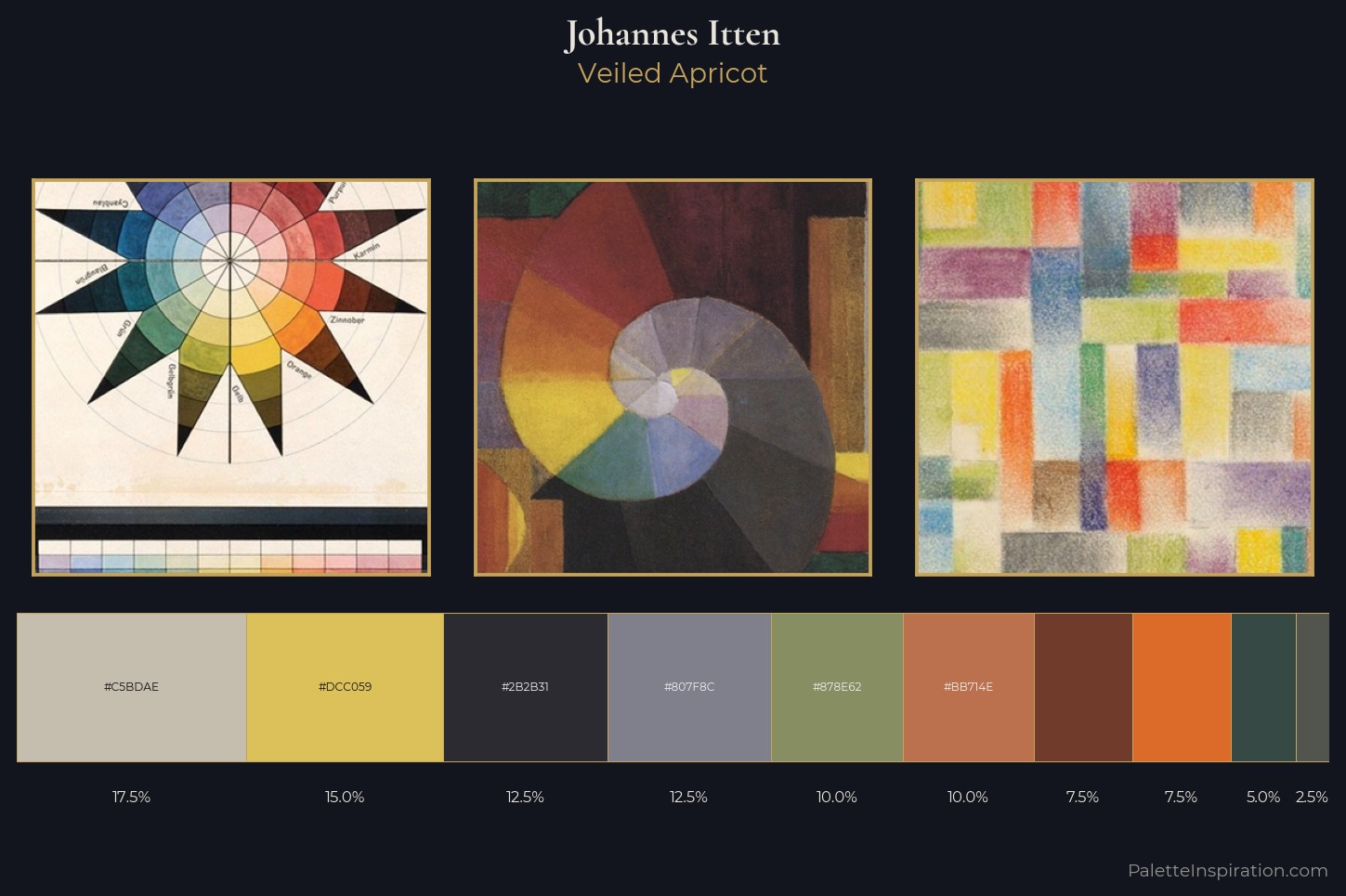 Johannes Itten Master Palette — Veiled Apricot