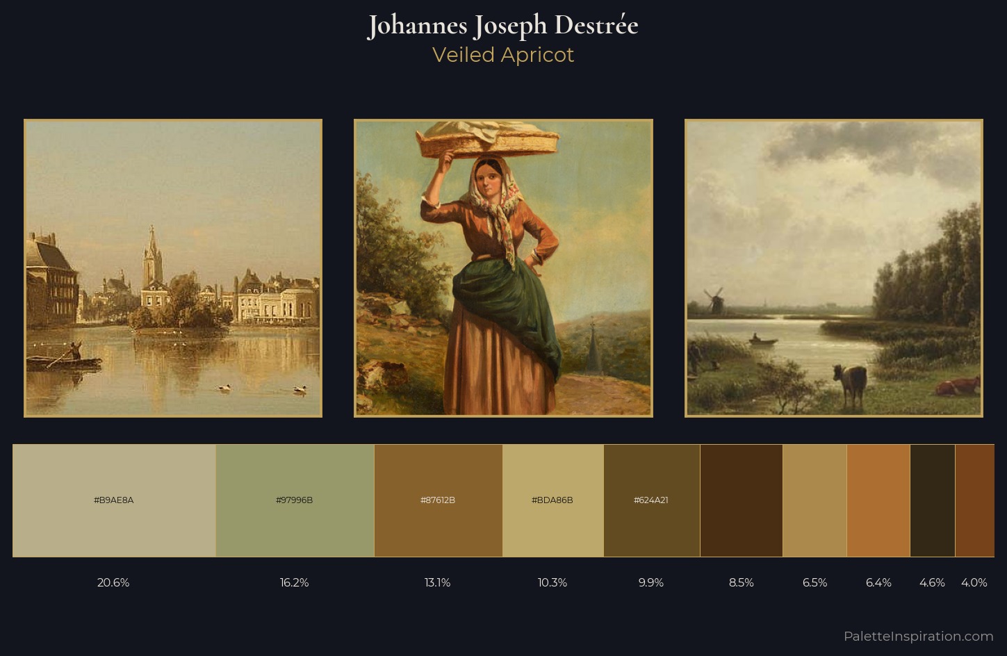 Johannes Joseph Destrée Palette 4 — Veiled Apricot