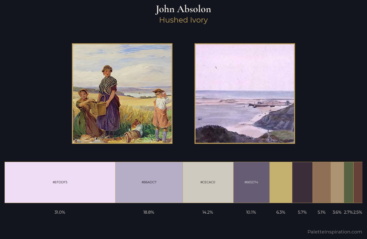 John Absolon Palette 3 — Hushed Ivory