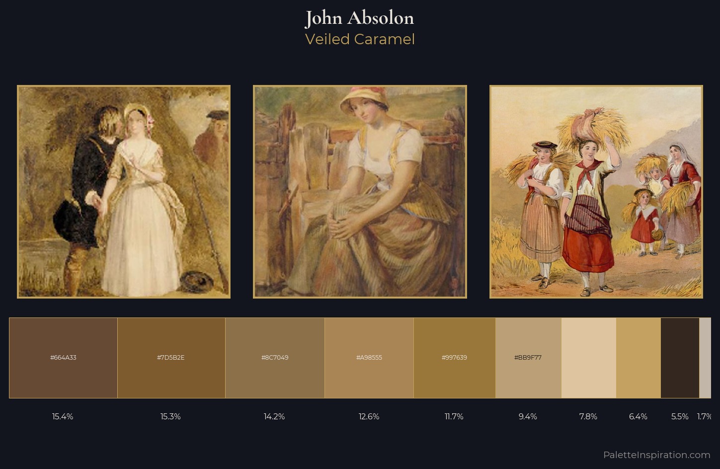 John Absolon Palette 4 — Veiled Caramel