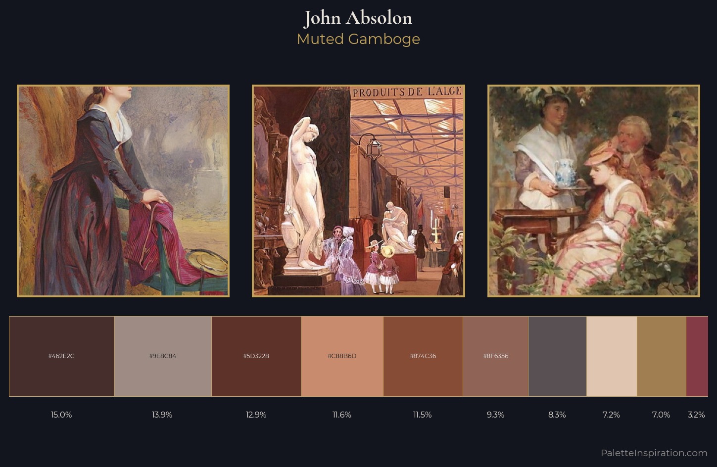 John Absolon Palette 6 — Muted Gamboge
