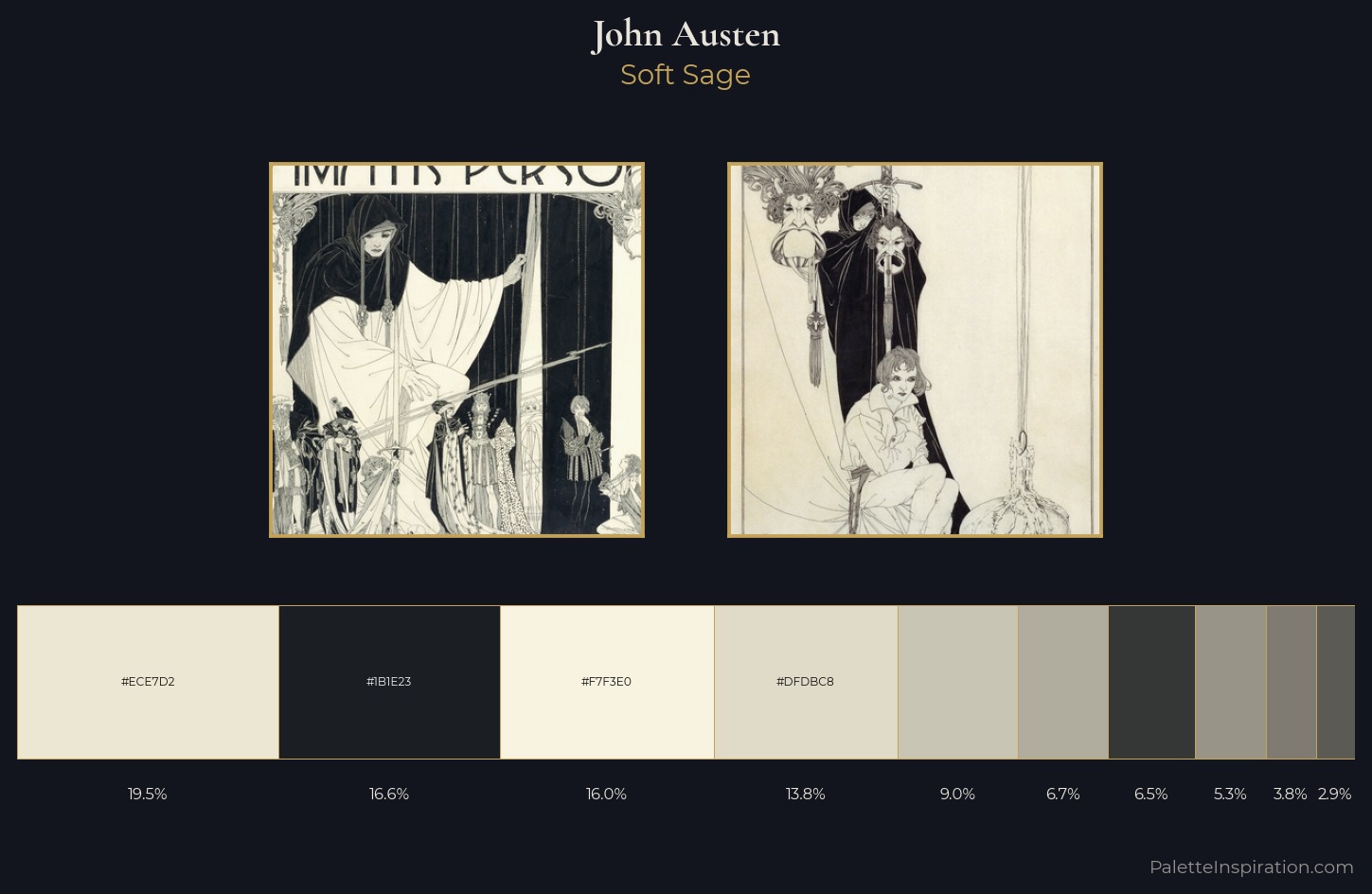John Austen Palette 1 — Soft Sage