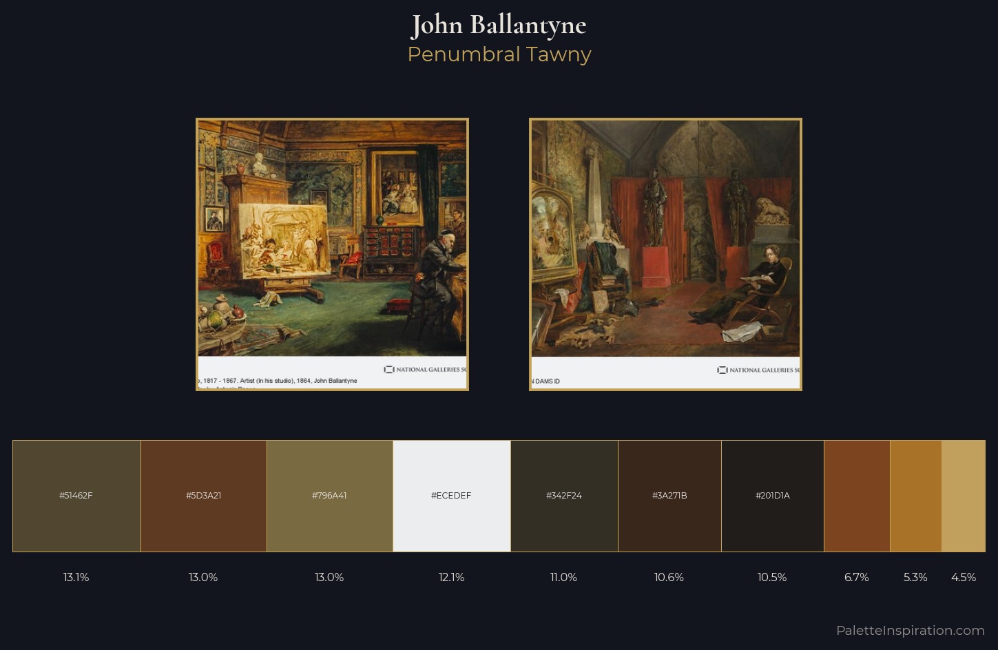 John Ballantyne Palette 4 — Penumbral Tawny