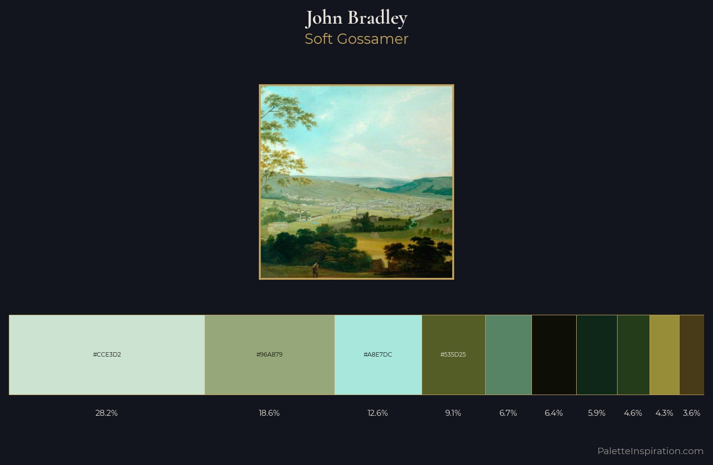 John Bradley Palette 2 — Soft Gossamer