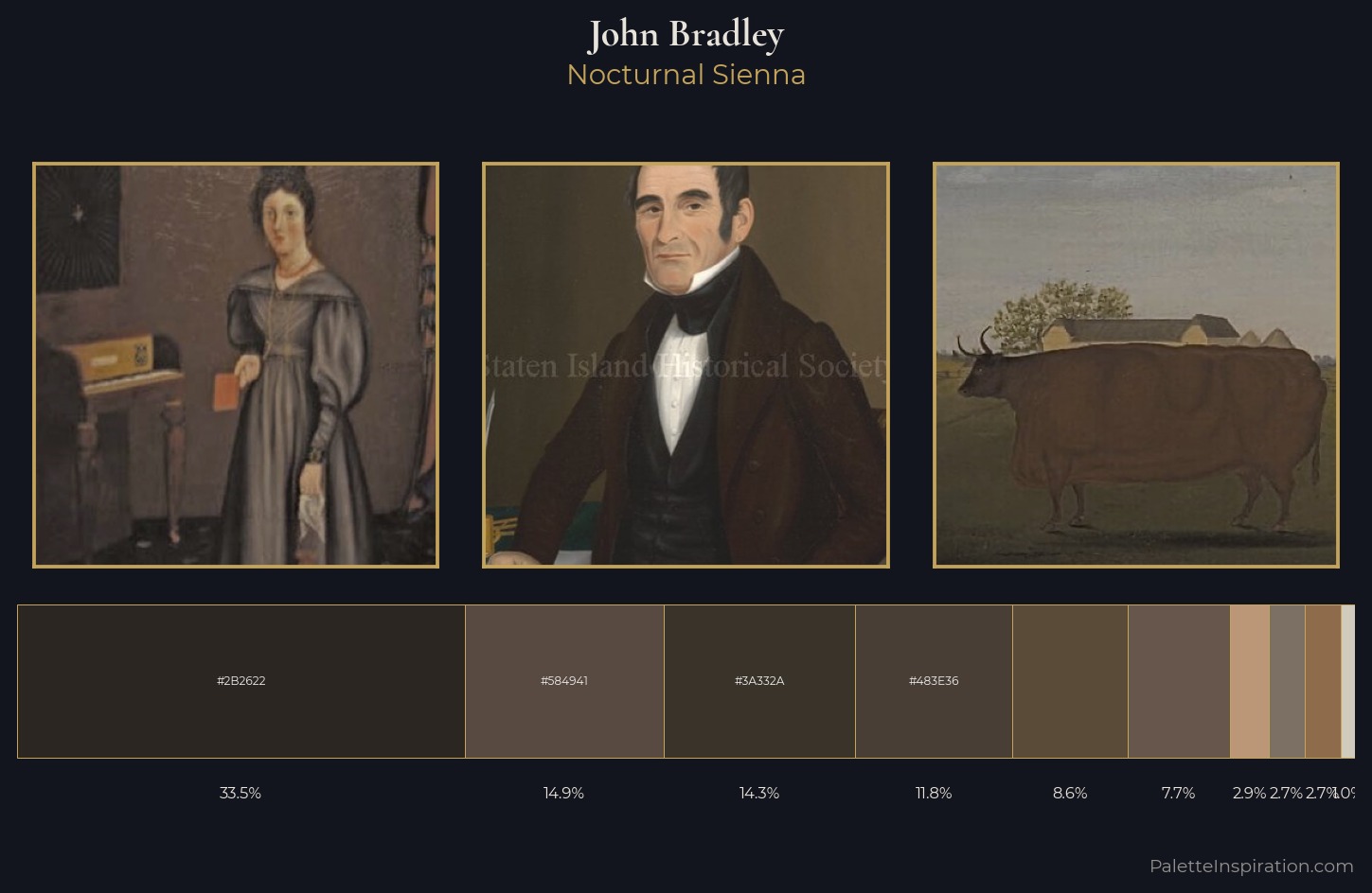 John Bradley Palette 3 — Nocturnal Sienna