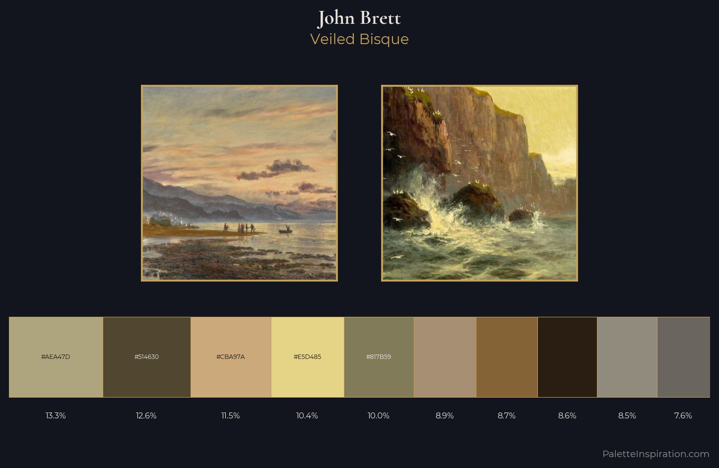 John Brett Palette 3 — Veiled Bisque