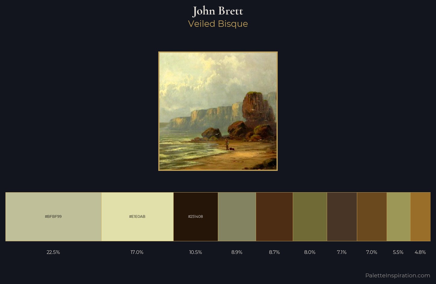 John Brett Palette 5 — Veiled Bisque