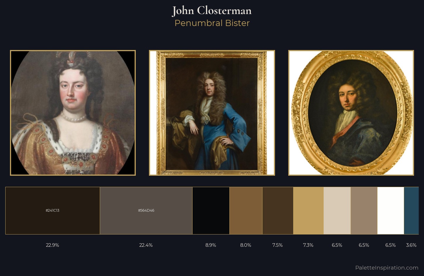 John Closterman Palette 1 — Penumbral Bister