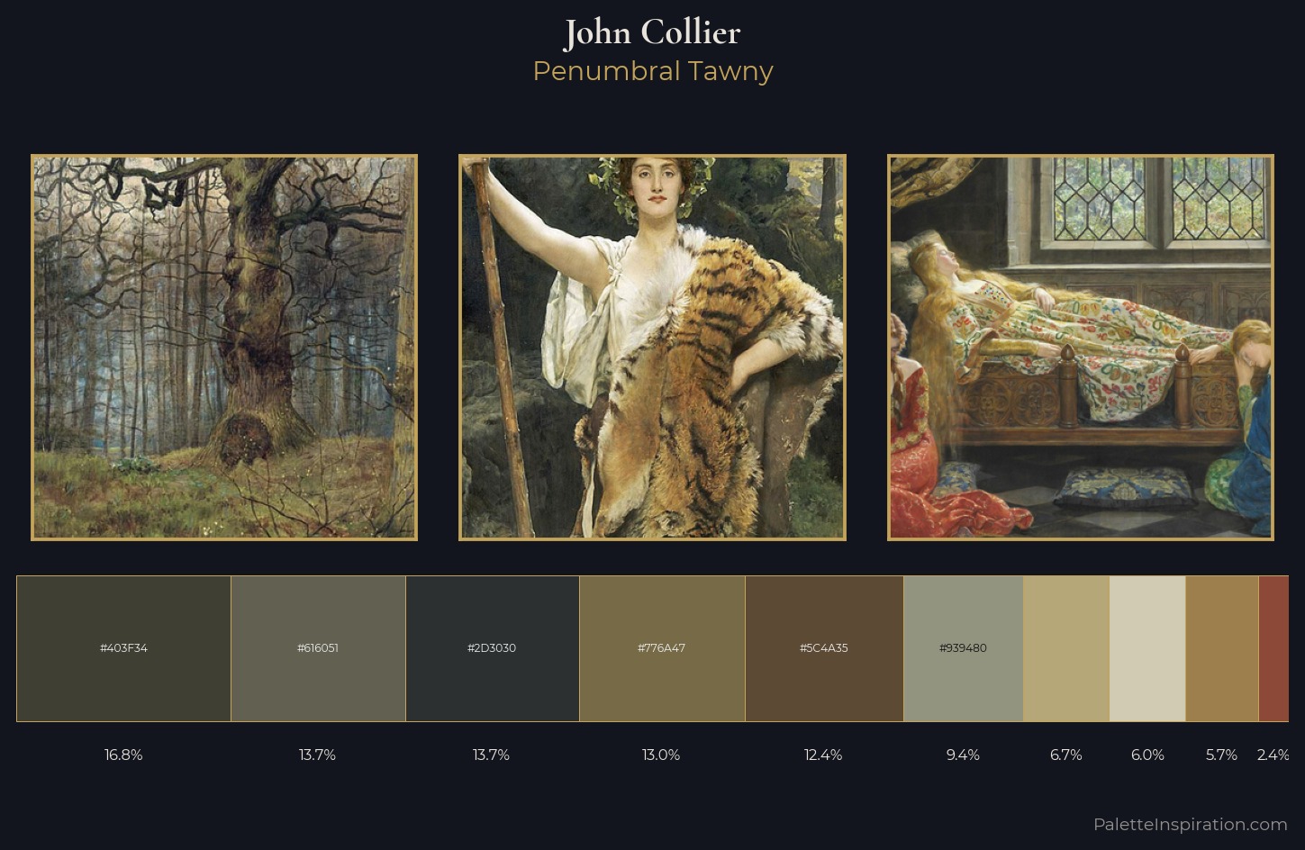 John Collier Palette 1 — Penumbral Tawny
