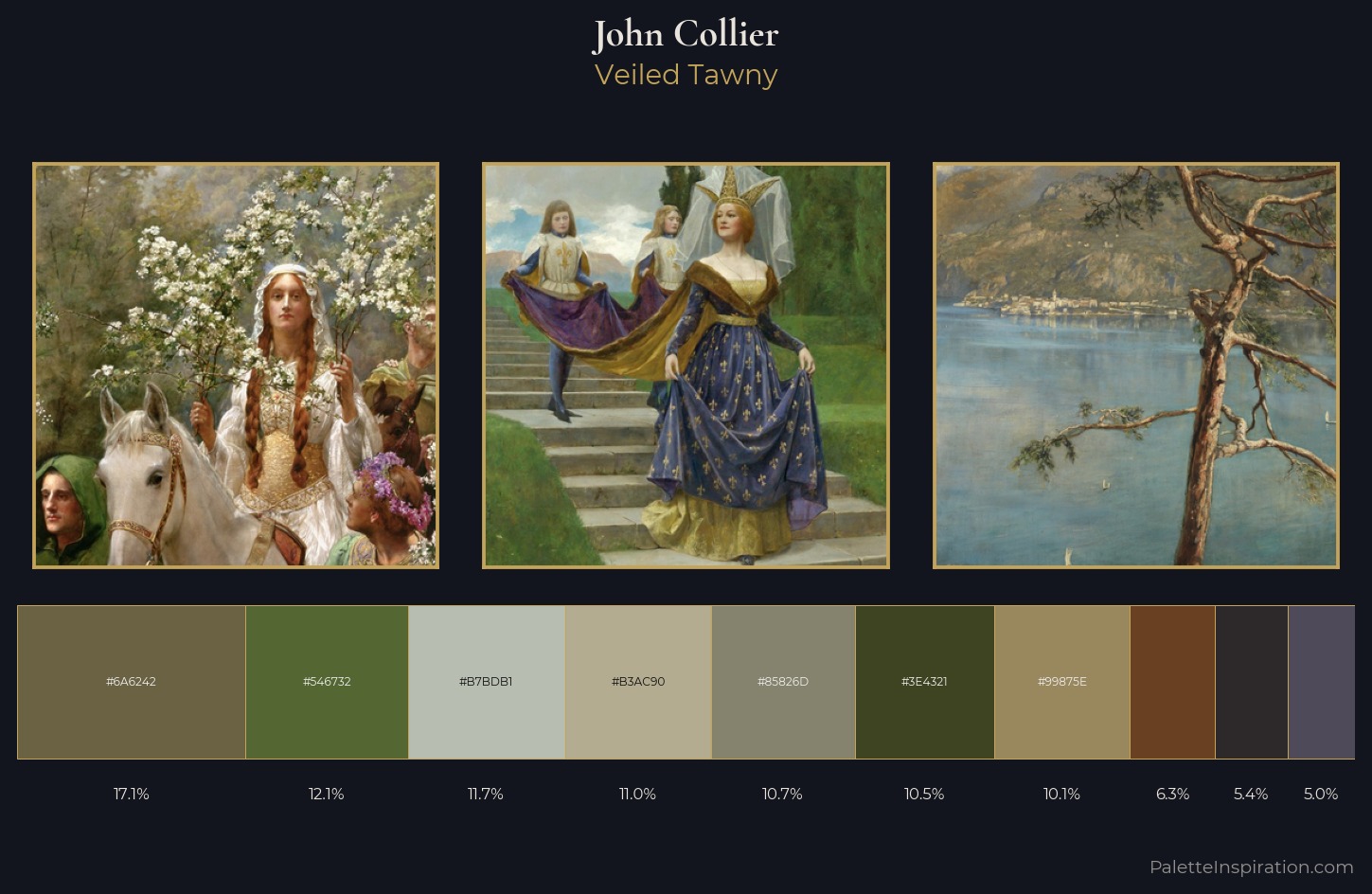 John Collier Palette 3 — Veiled Tawny