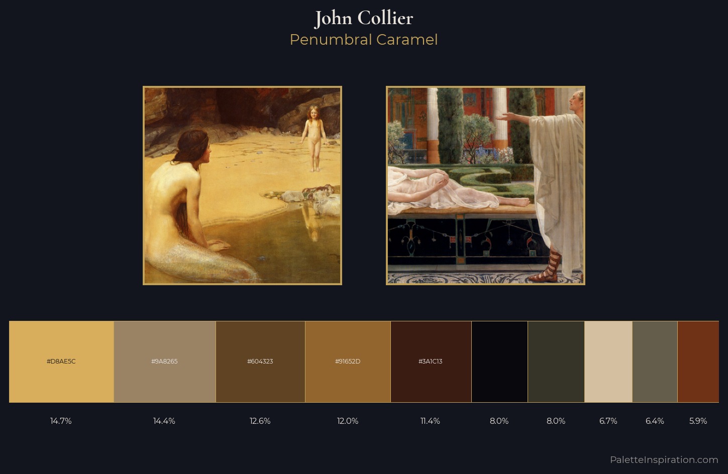 John Collier Palette 6 — Penumbral Caramel