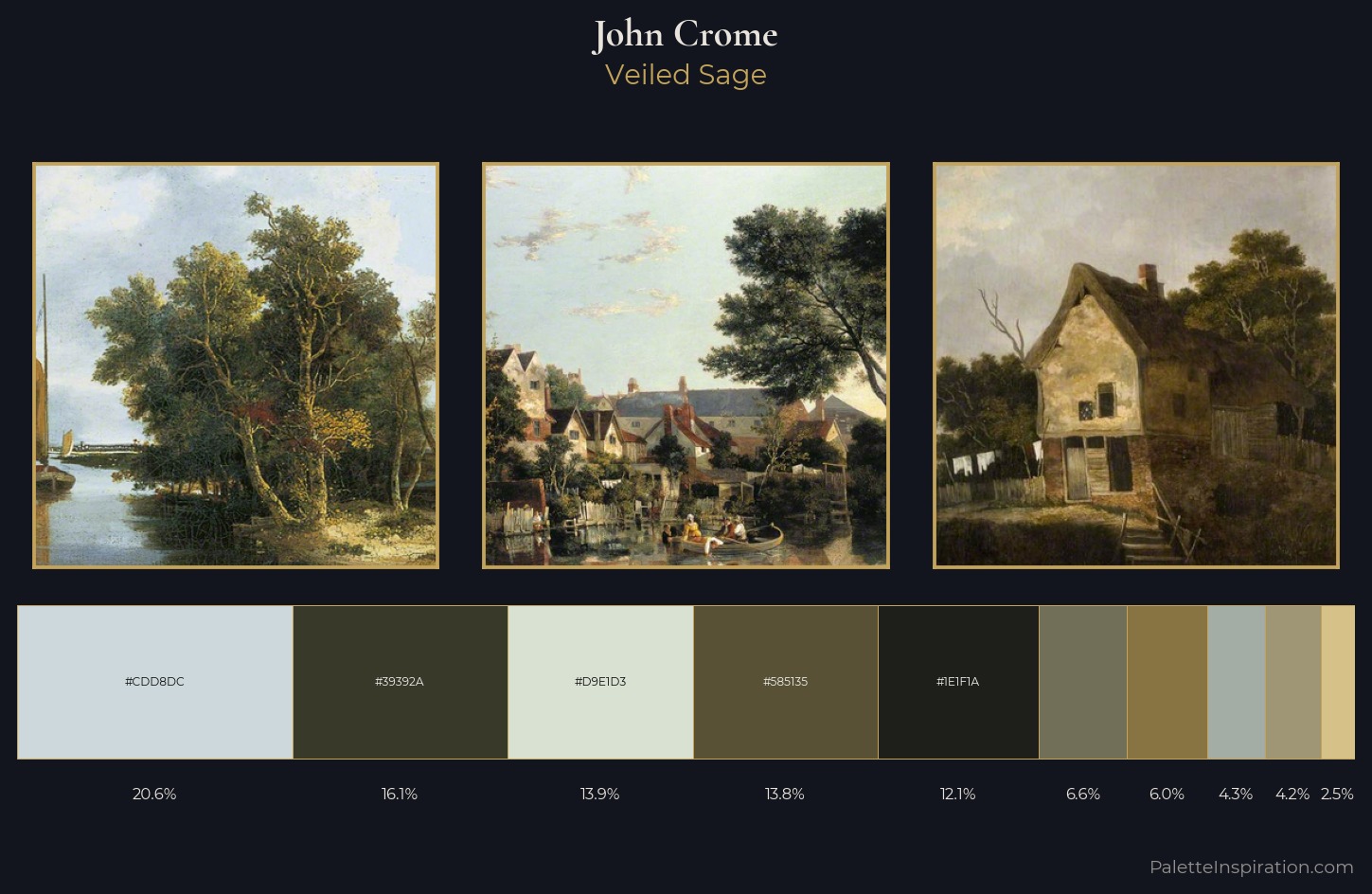 John Crome Palette 2 — Veiled Sage