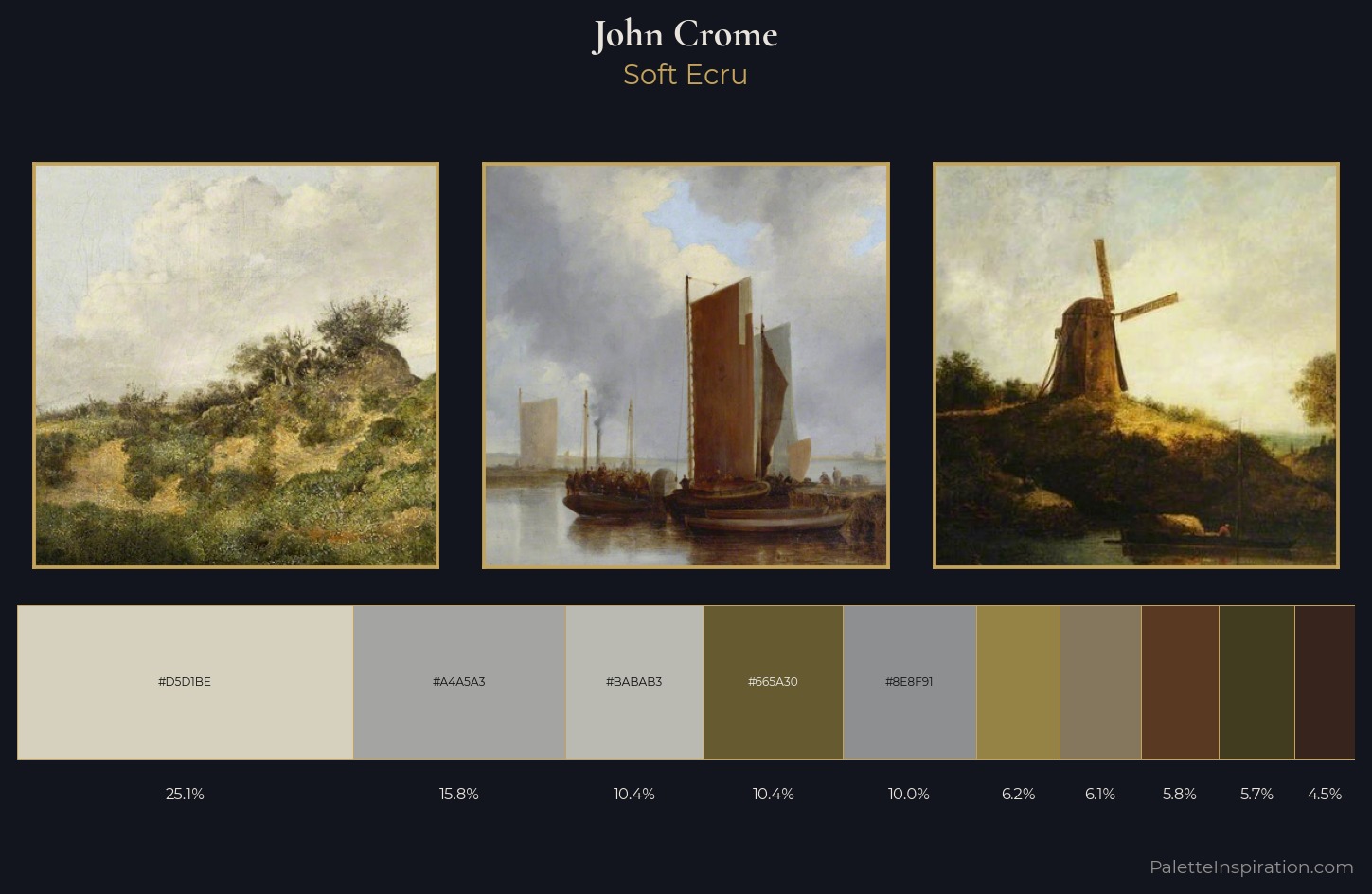 John Crome Palette 3 — Soft Ecru