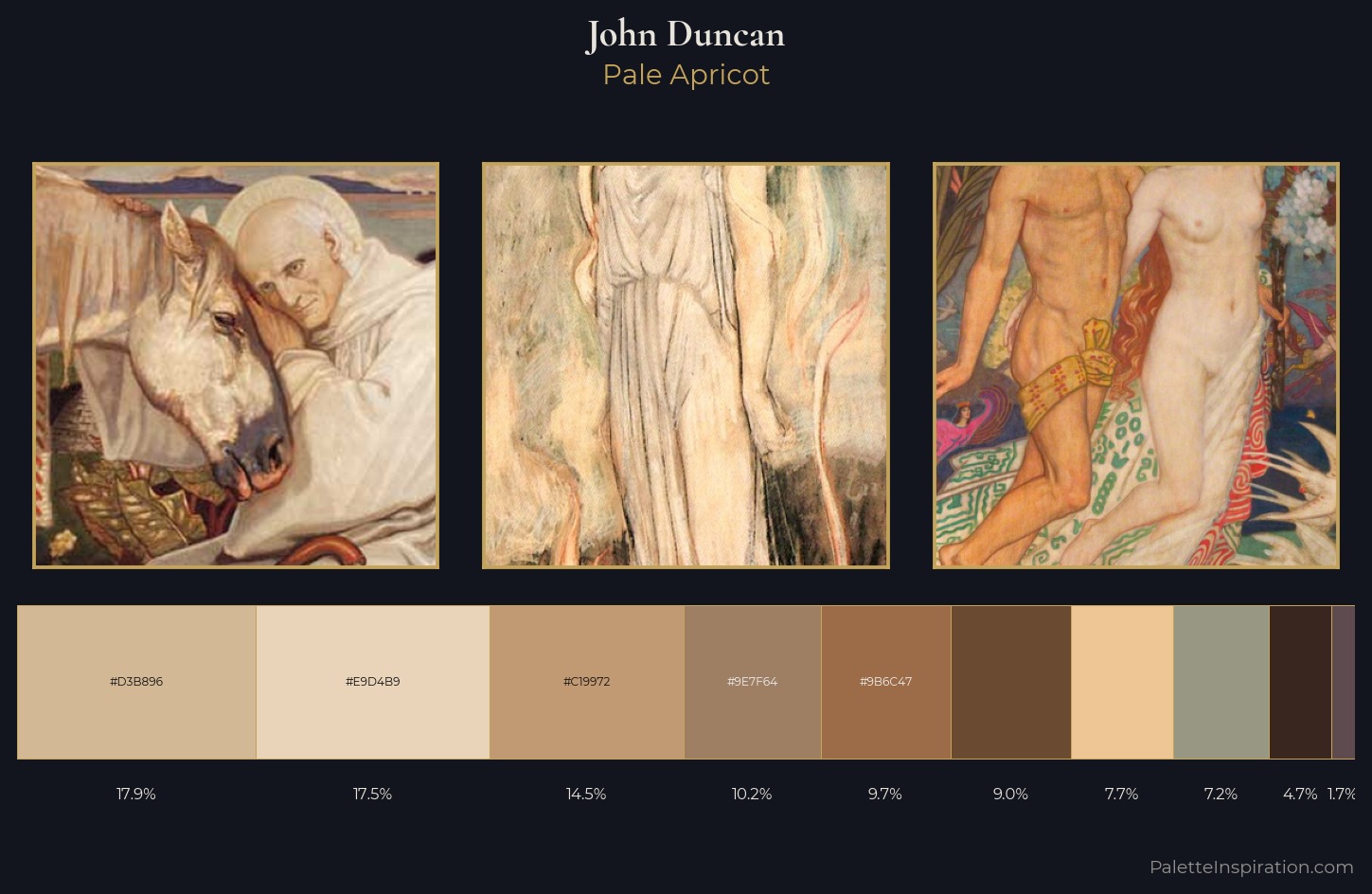 John Duncan Palette 3 — Pale Apricot