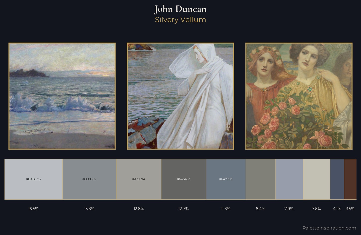 John Duncan Palette 6 — Silvery Vellum