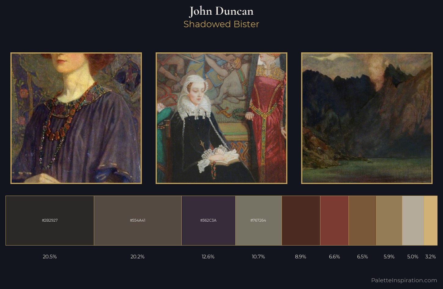 John Duncan Palette 8 — Shadowed Bister