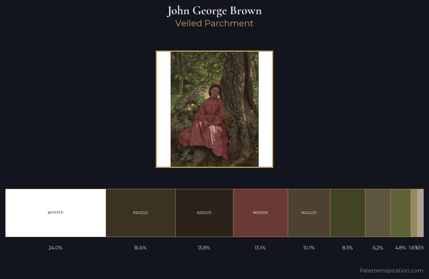 John George Brown Palette 2 — Veiled Parchment