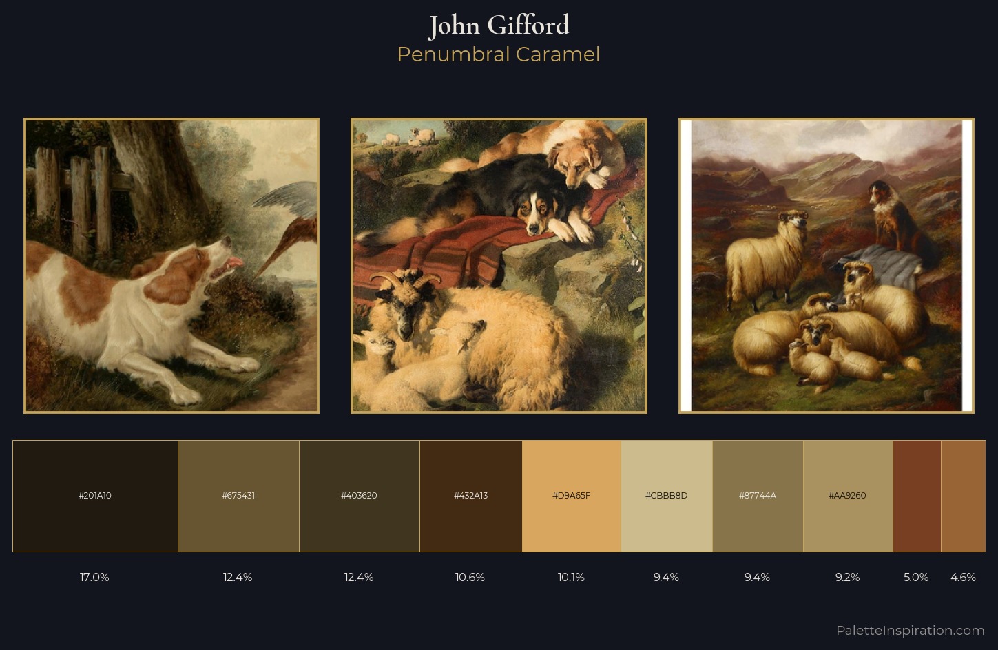 John Gifford Palette 4 — Penumbral Caramel