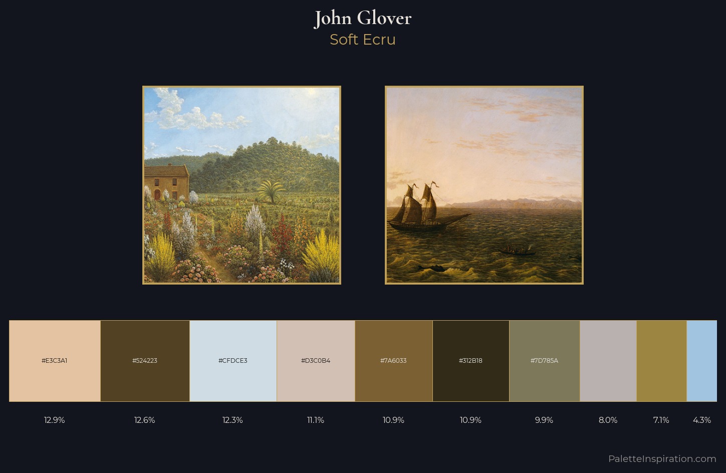 John Glover Palette 1 — Soft Ecru