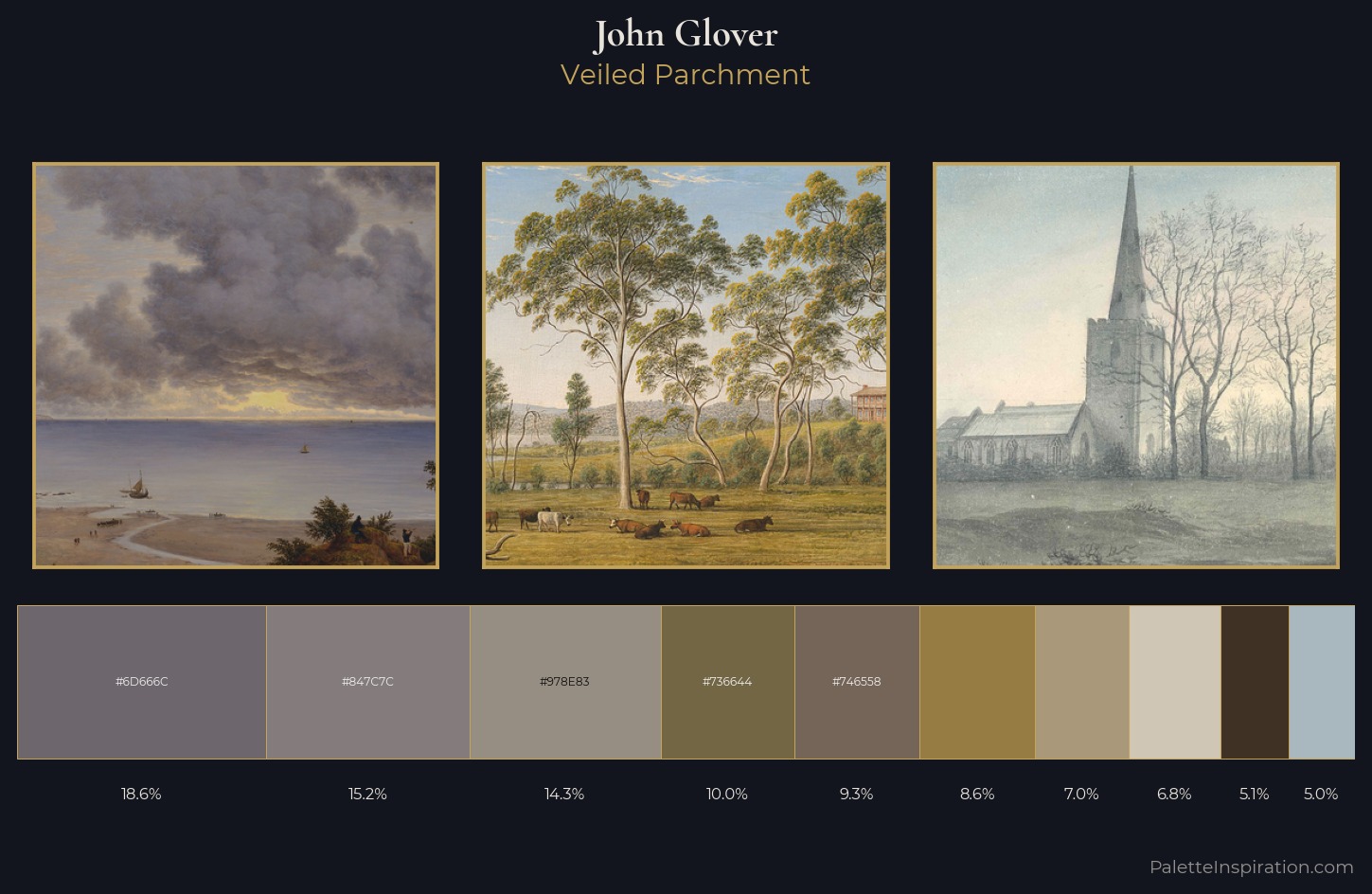John Glover Palette 2 — Veiled Parchment