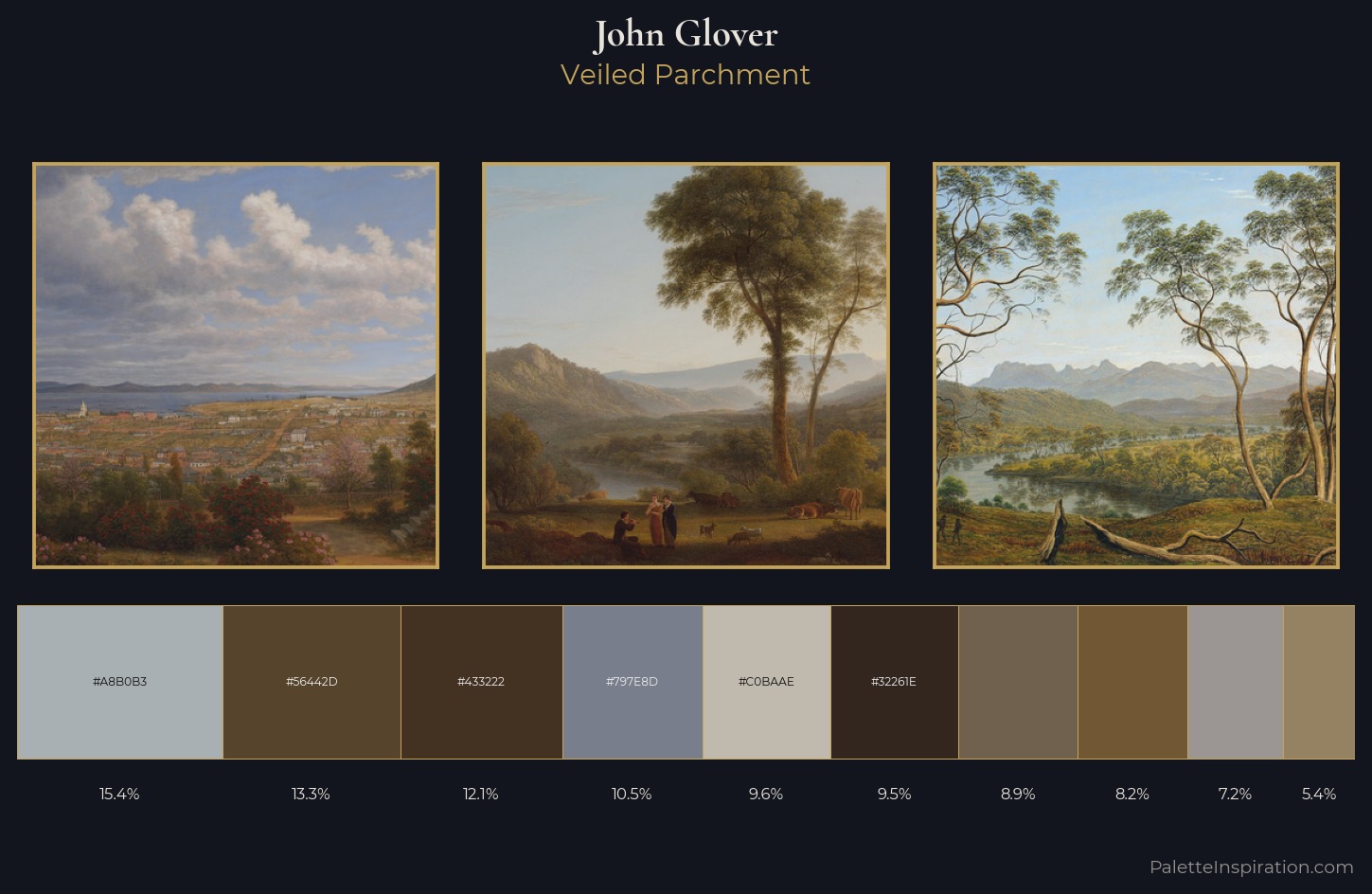 John Glover Palette 5 — Veiled Parchment