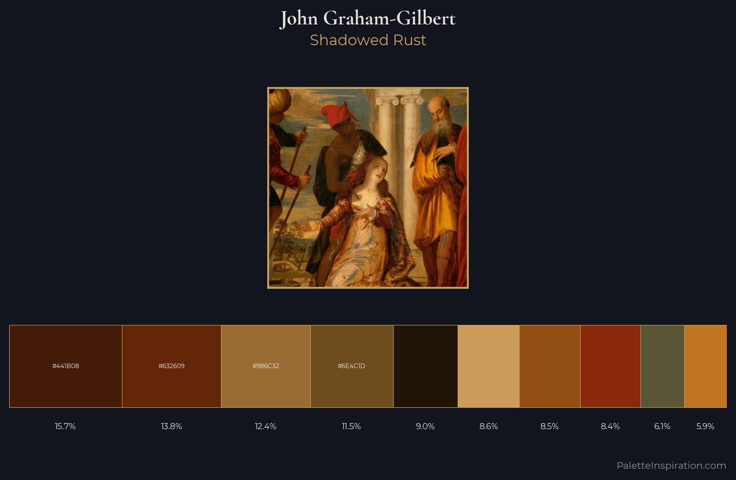 John Graham-Gilbert Palette 3 — Shadowed Rust