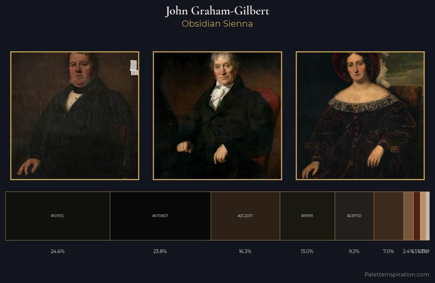 John Graham-Gilbert Palette 6 — Obsidian Sienna