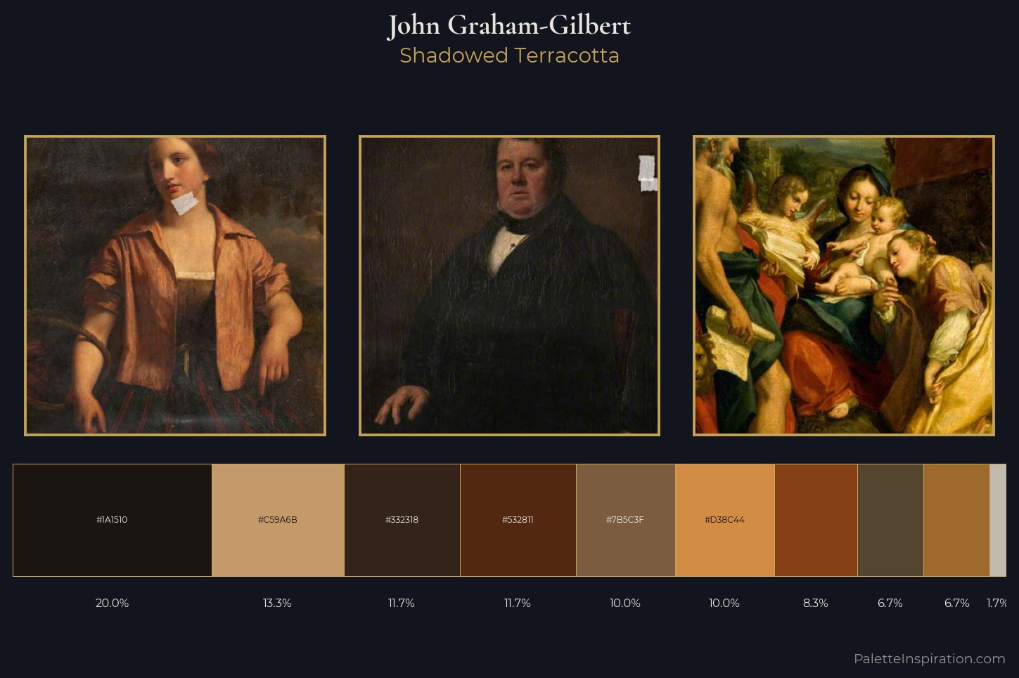 John Graham-Gilbert Master Palette — Shadowed Terracotta