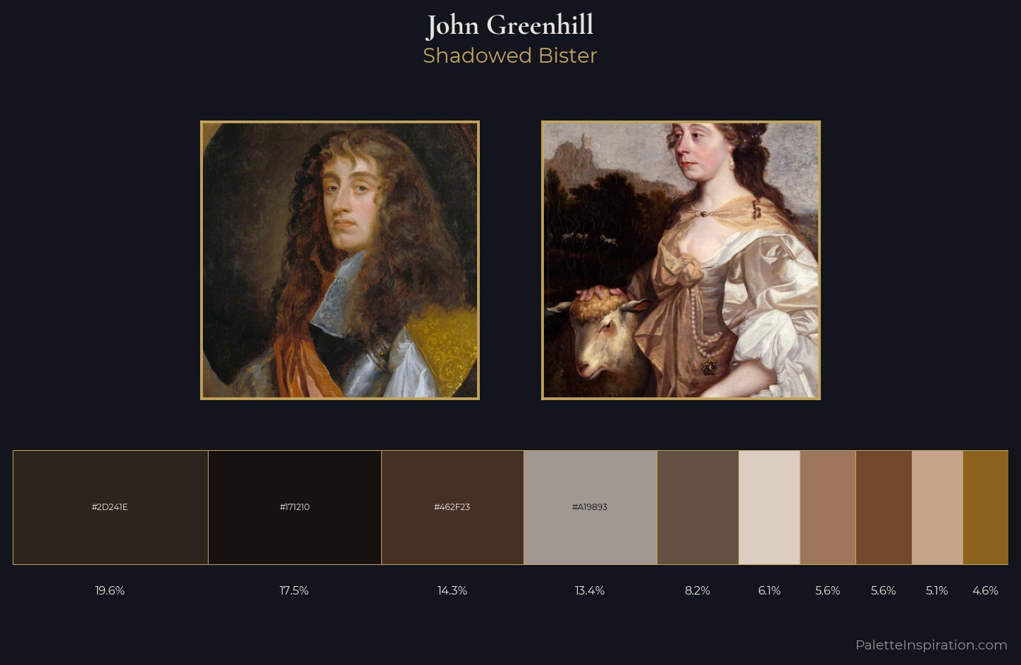John Greenhill Palette 1 — Shadowed Bister