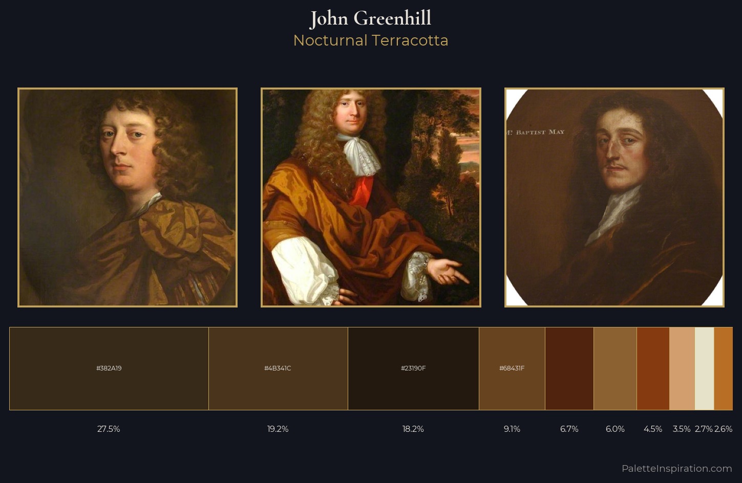John Greenhill Palette 3 — Nocturnal Terracotta