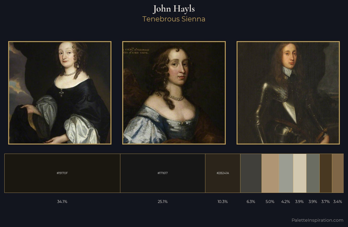 John Hayls Palette 2 — Tenebrous Sienna
