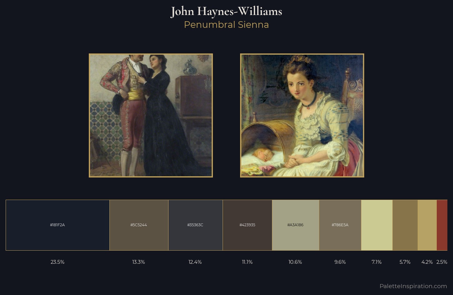 John Haynes-Williams Palette 2 — Penumbral Sienna