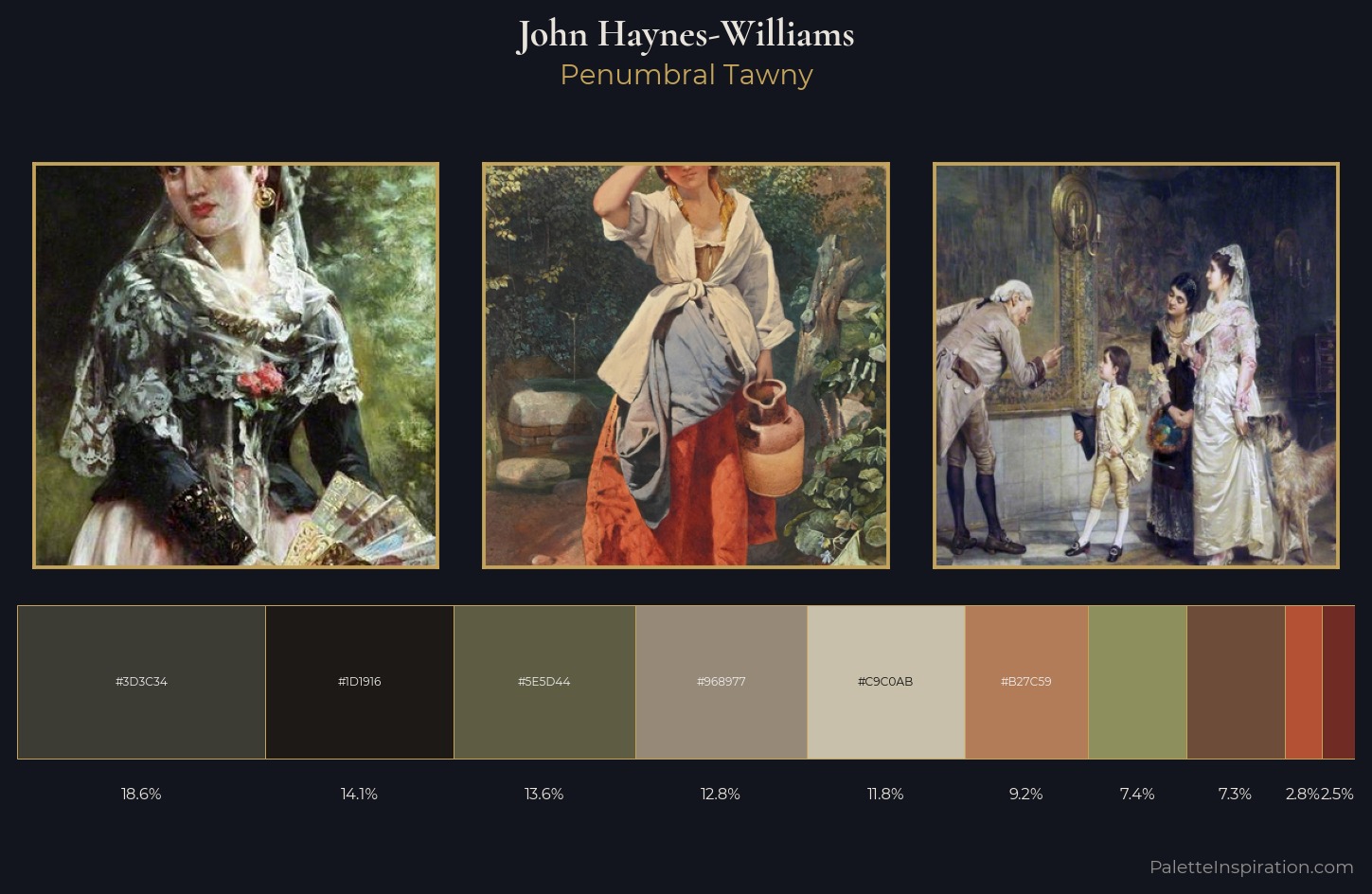 John Haynes-Williams Palette 3 — Penumbral Tawny