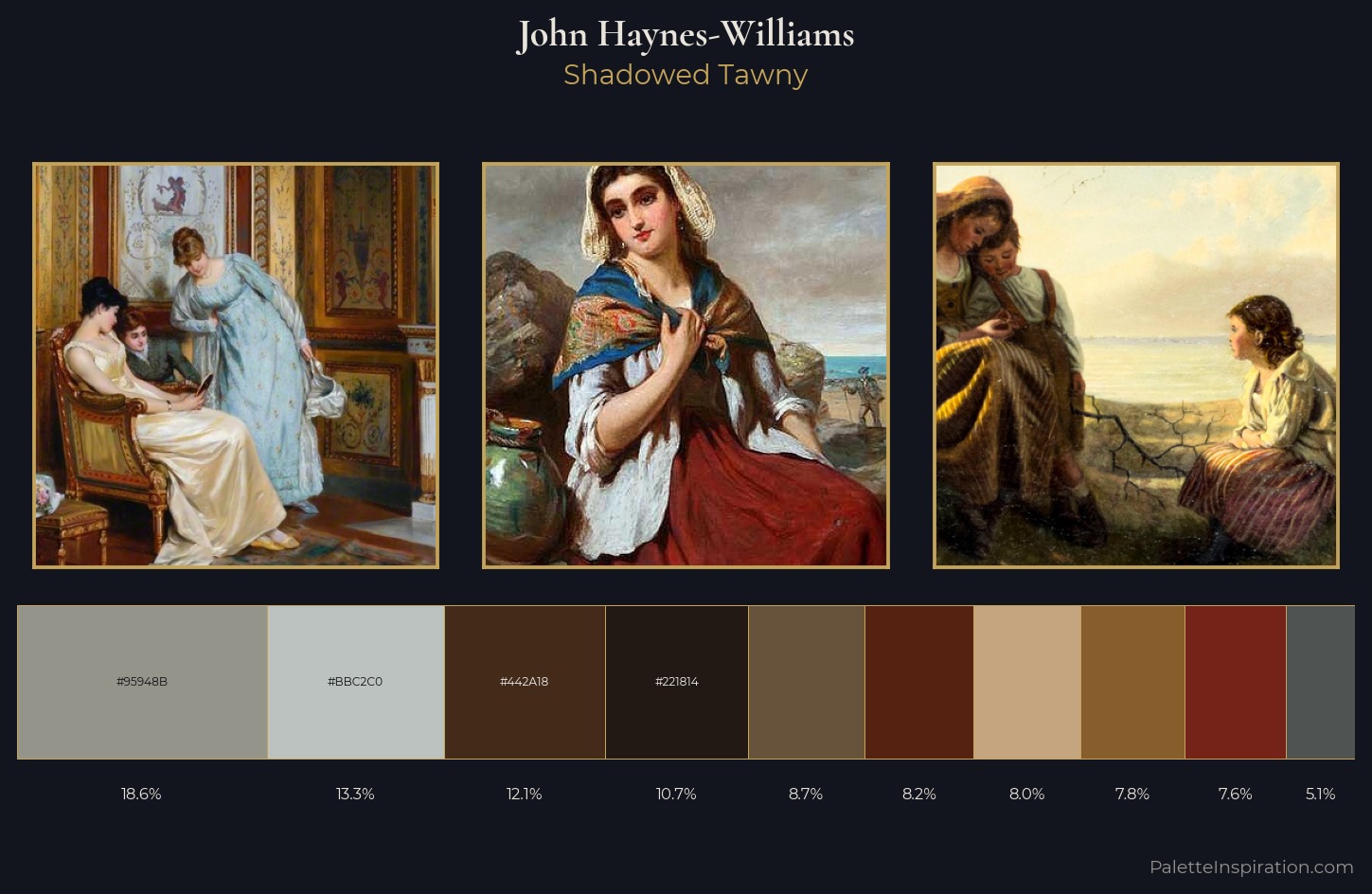 John Haynes-Williams Palette 4 — Shadowed Tawny
