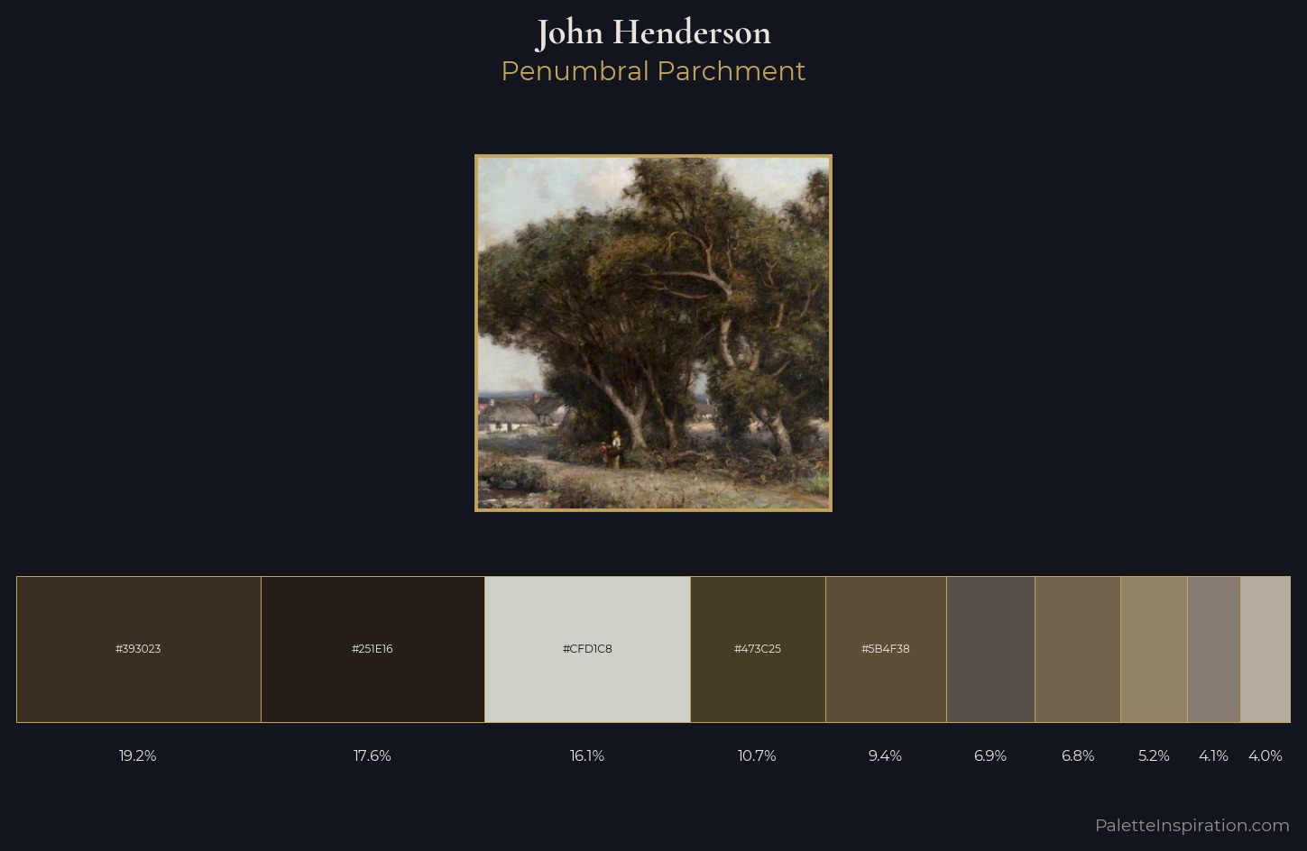 John Henderson Palette 3 — Penumbral Parchment