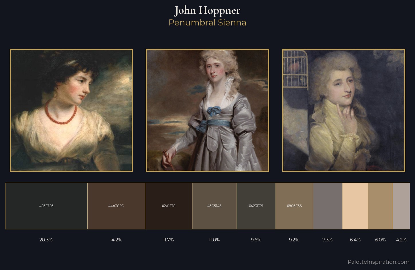 John Hoppner Palette 6 — Penumbral Sienna