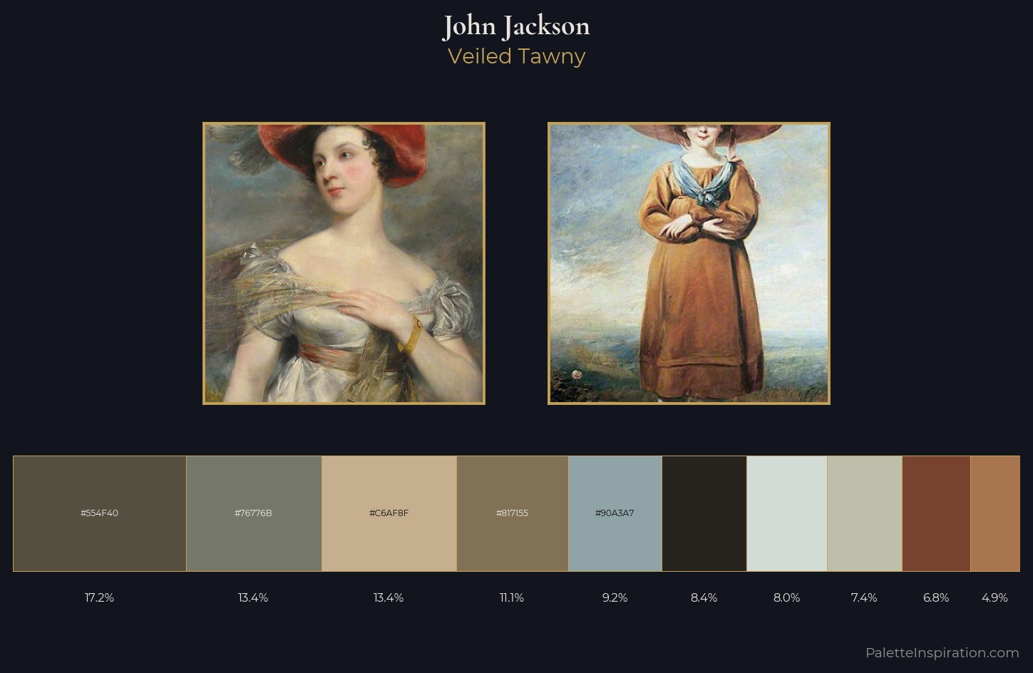 John Jackson Palette 1 — Veiled Tawny
