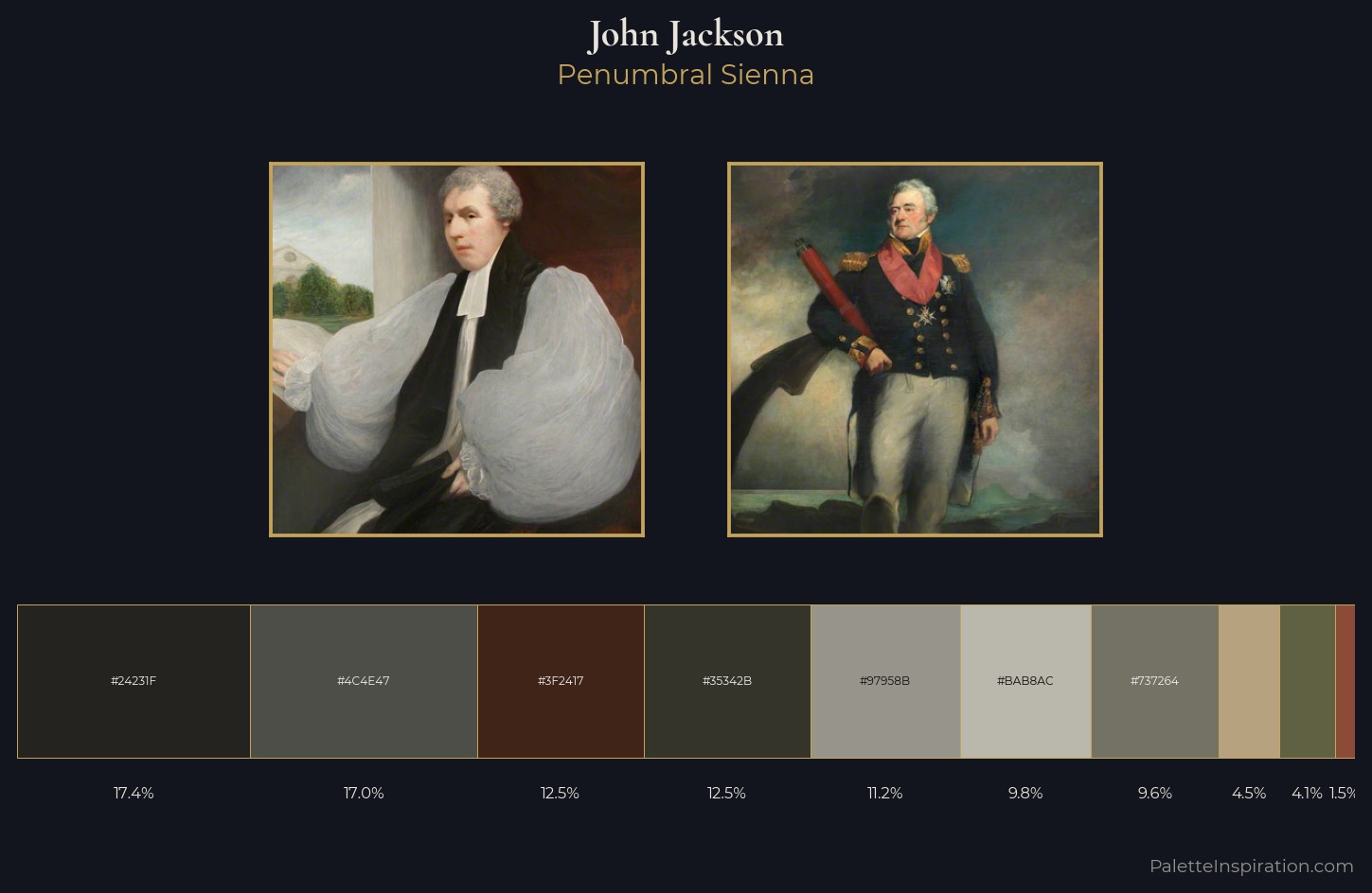 John Jackson Palette 3 — Penumbral Sienna