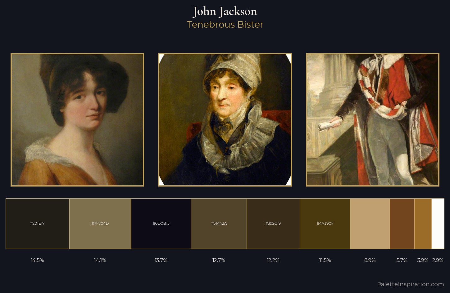 John Jackson Palette 4 — Tenebrous Bister