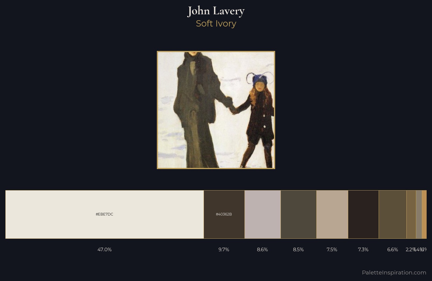 John Lavery Palette 3 — Soft Ivory