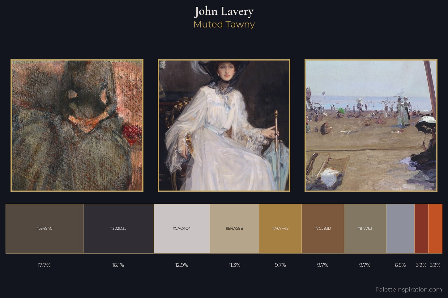 John Lavery Master Palette