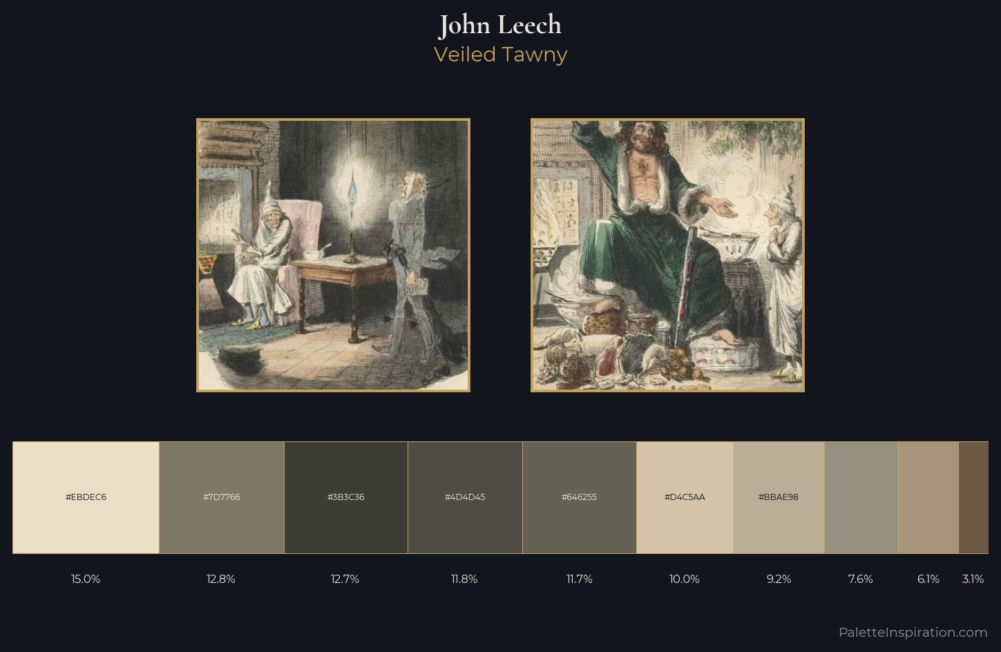 John Leech Palette 3 — Veiled Tawny