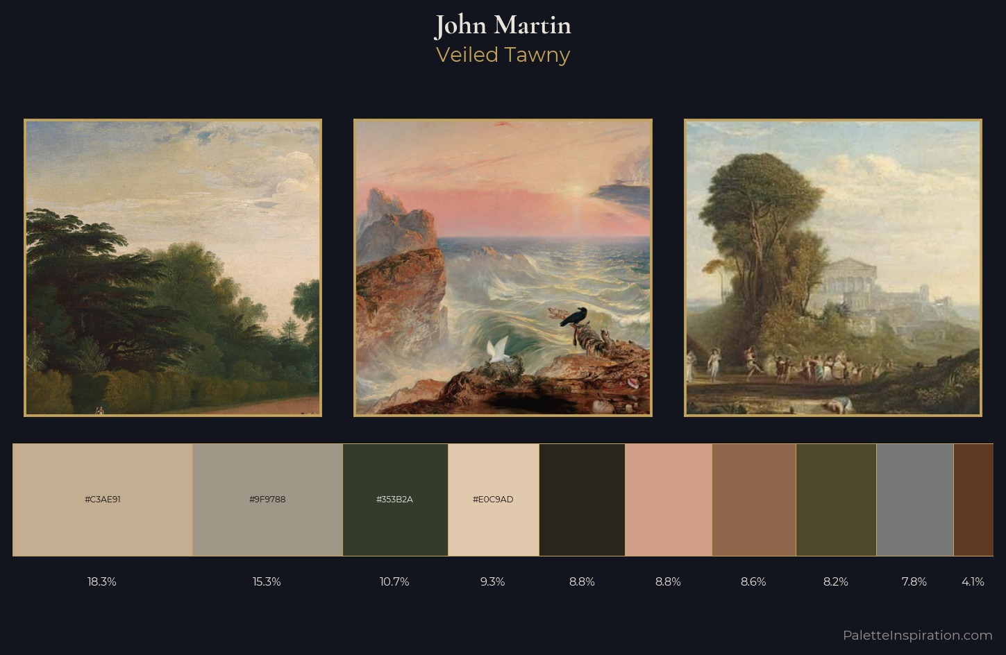 John Martin Palette 2 — Veiled Tawny