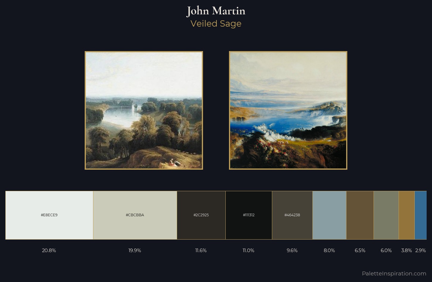 John Martin Palette 3 — Veiled Sage