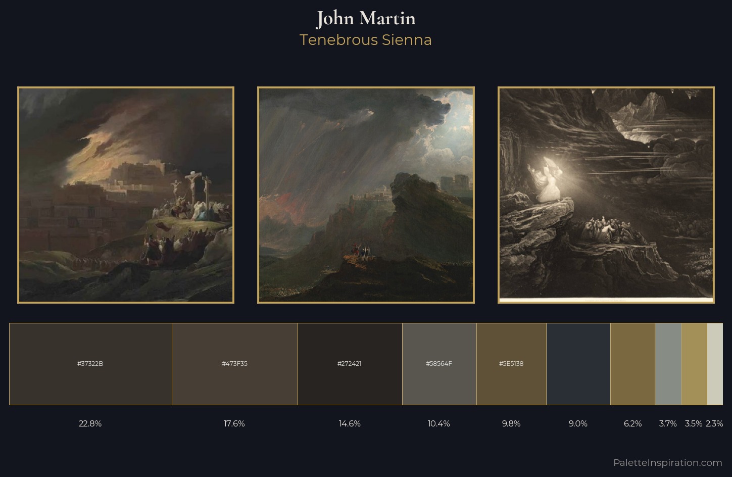 John Martin Palette 6 — Tenebrous Sienna