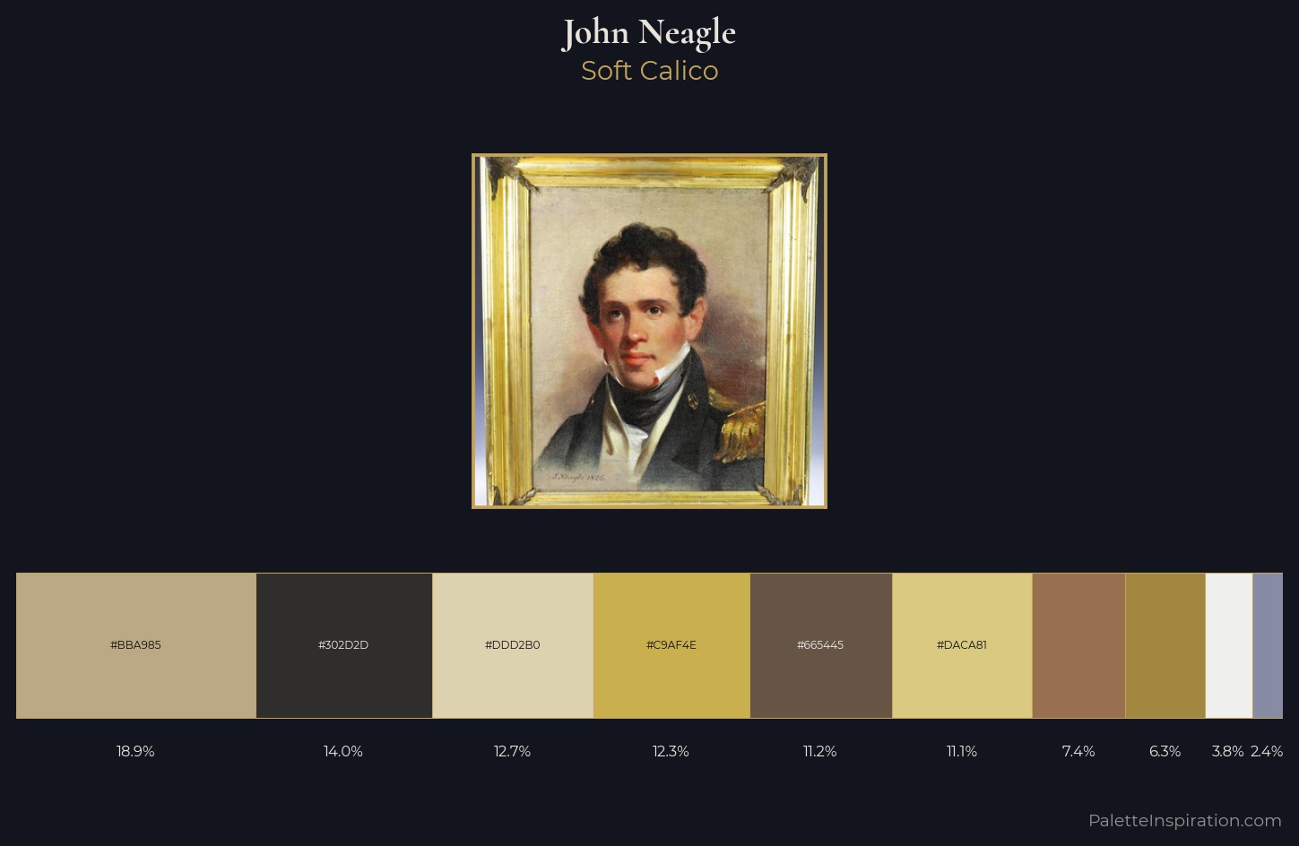 John Neagle Palette 1 — Soft Calico