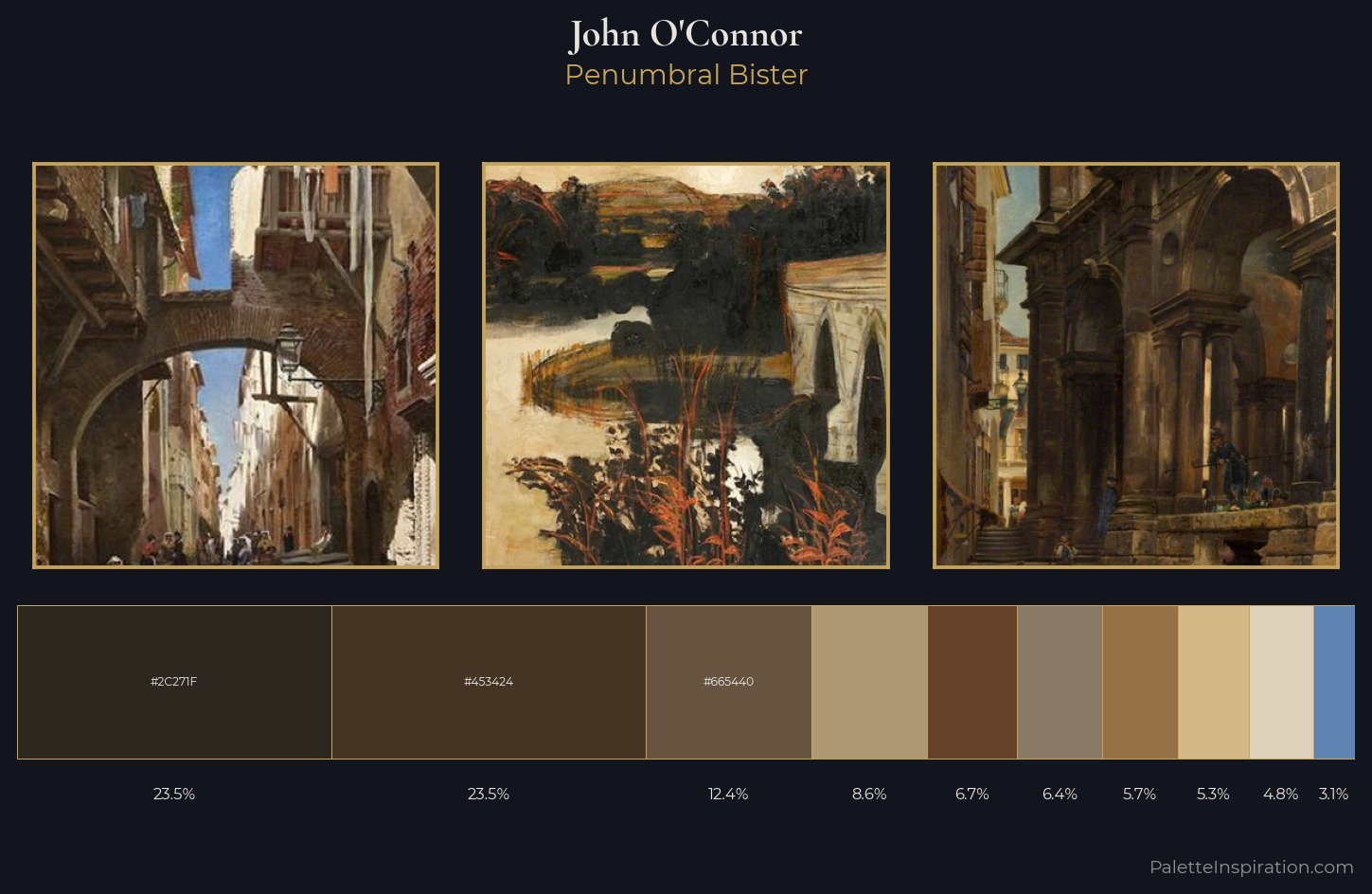 John O'Connor Palette 5 — Penumbral Bister